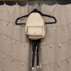 Coach Ivory Leather Backpack